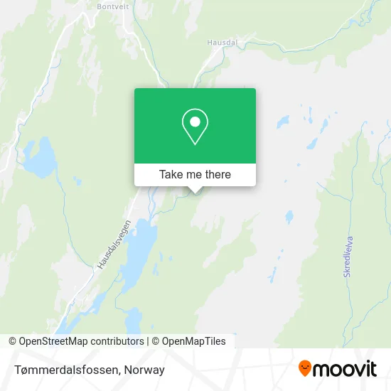Tømmerdalsfossen map