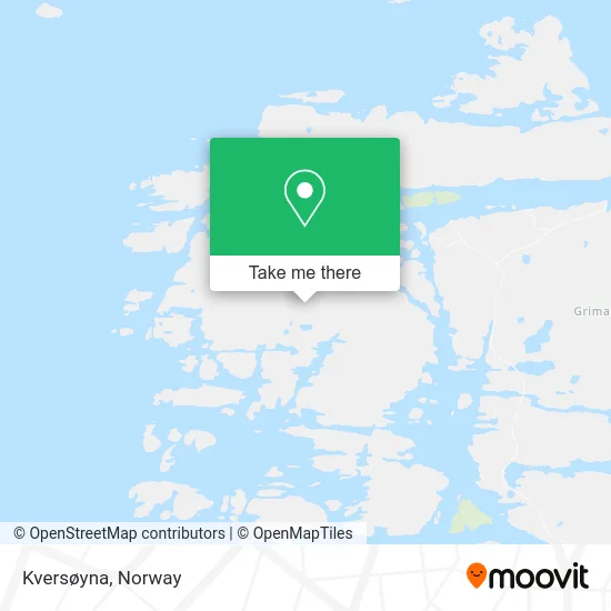 Kversøyna map