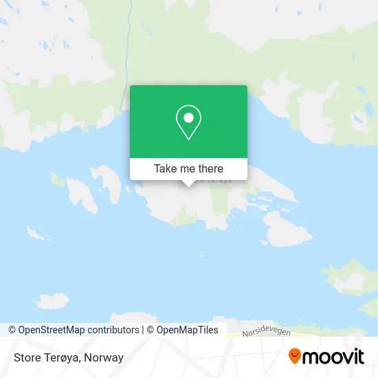 Store Terøya map