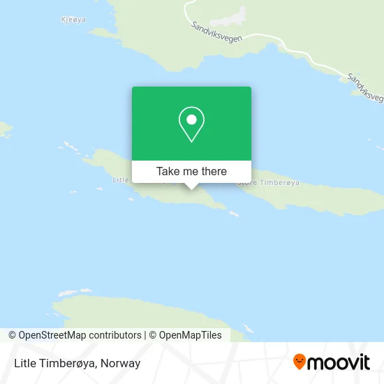 Litle Timberøya map