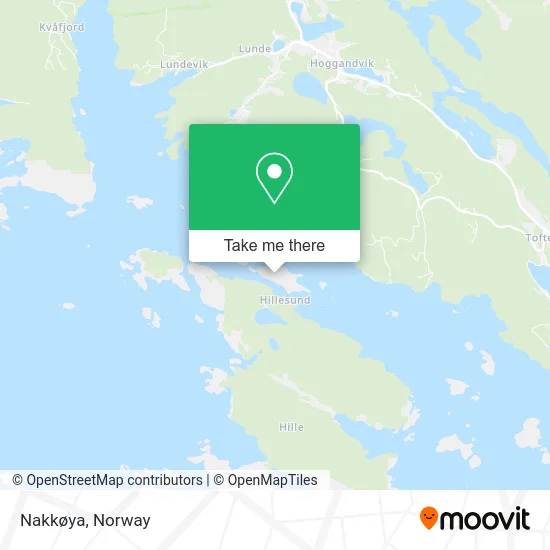 Nakkøya map