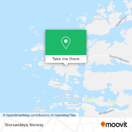 Storsandøya map