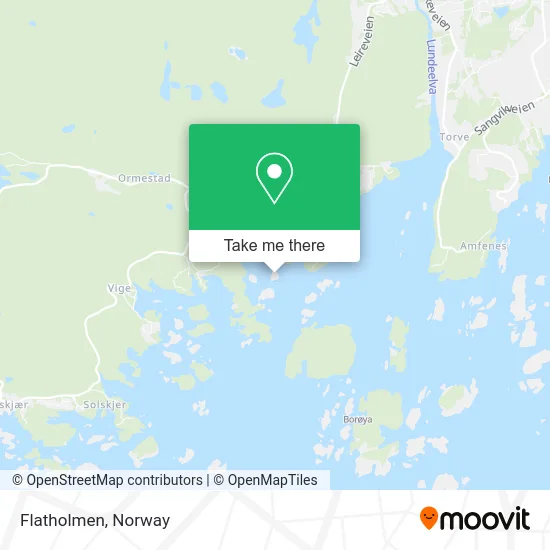 Flatholmen map