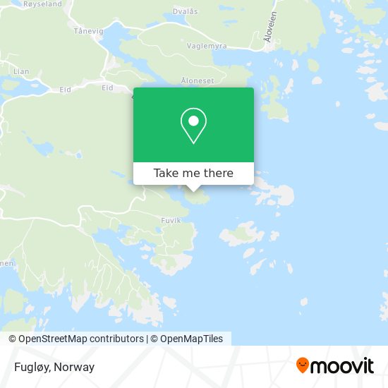 Fugløy map