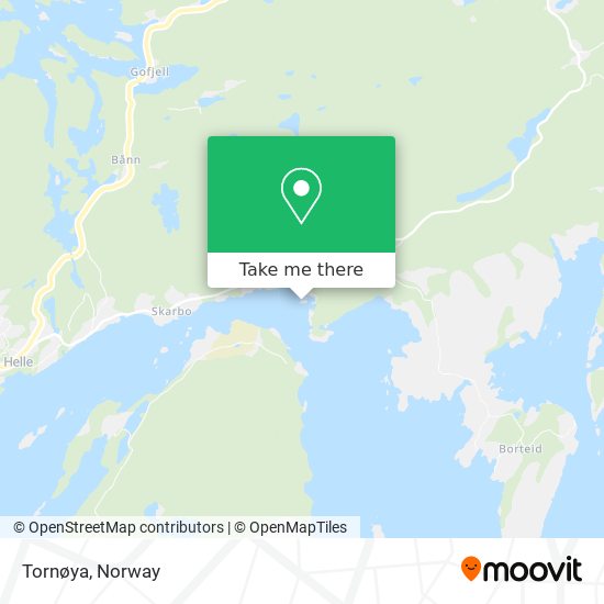 Tornøya map