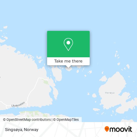 Singsøya map