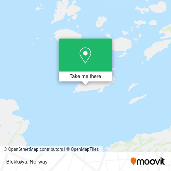Blekkøya map