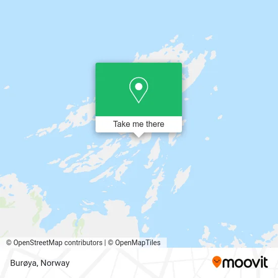 Burøya map
