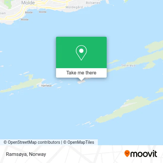 Ramsøya map