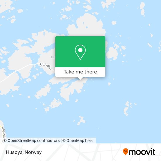 Husøya map