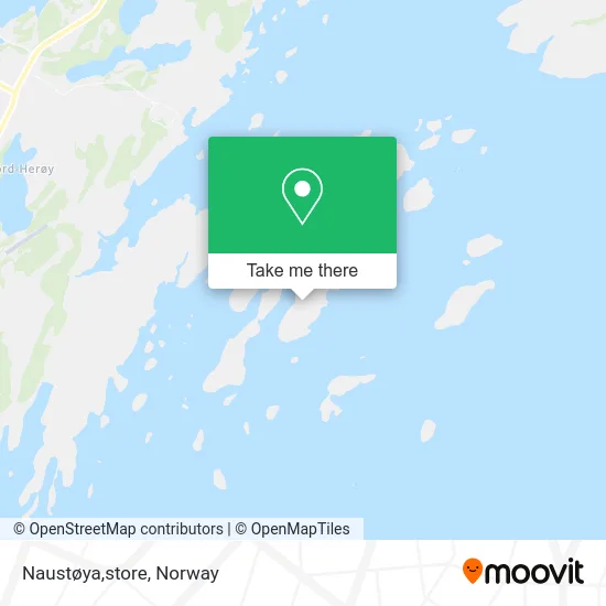 Naustøya,store map