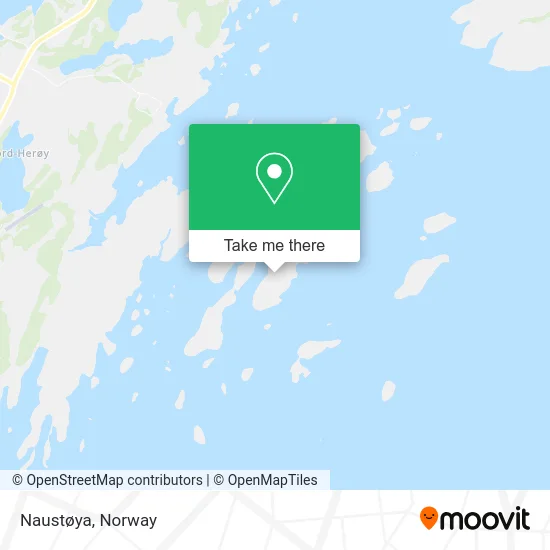 Naustøya map