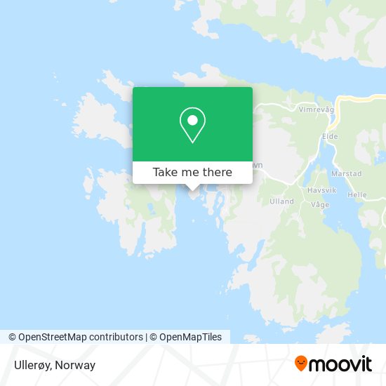 Ullerøy map