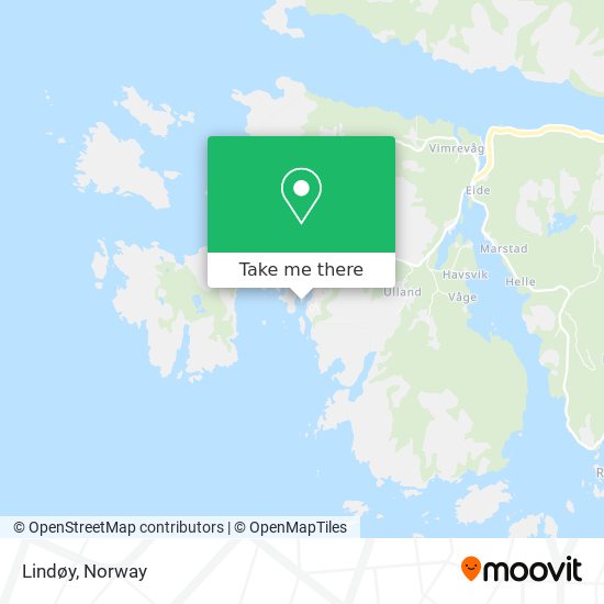 Lindøy map