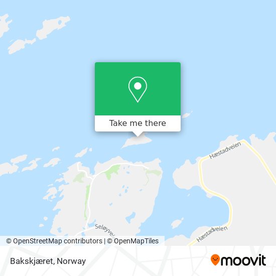 Bakskjæret map