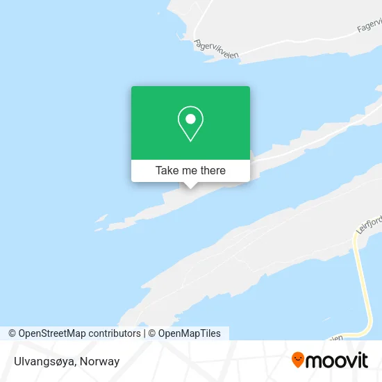 Ulvangsøya map