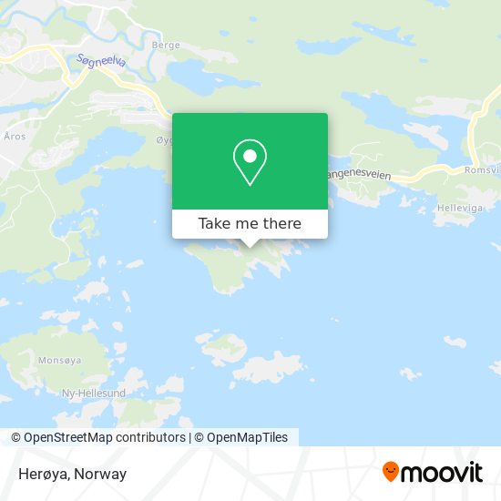 Herøya map