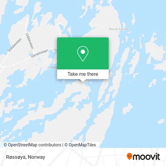 Røssøya map