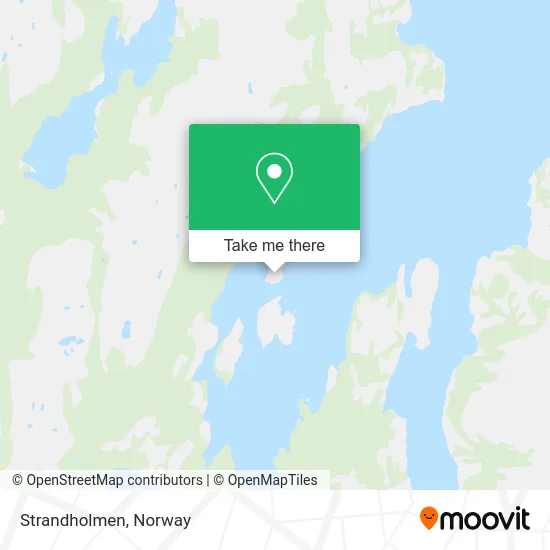Strandholmen map