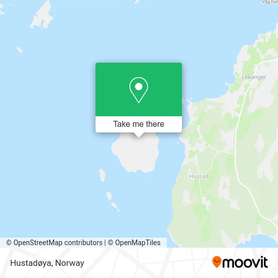 Hustadøya map