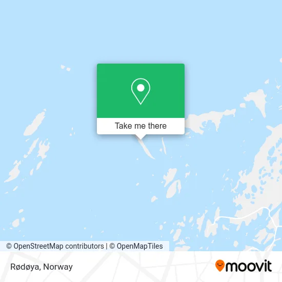 Rødøya map