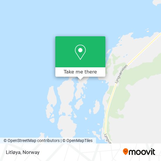 Litløya map