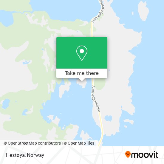 Hestøya map