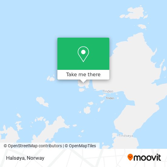 Halsøya map