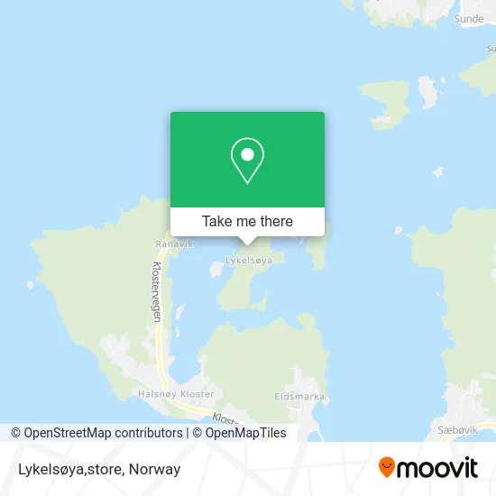 Lykelsøya,store map