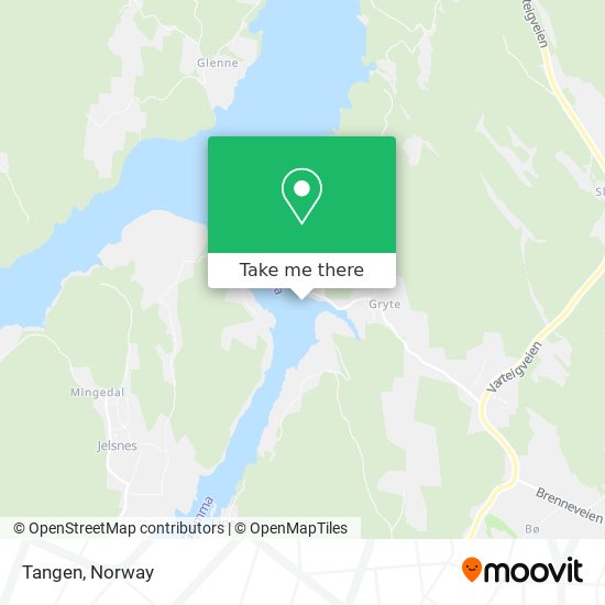 Tangen map