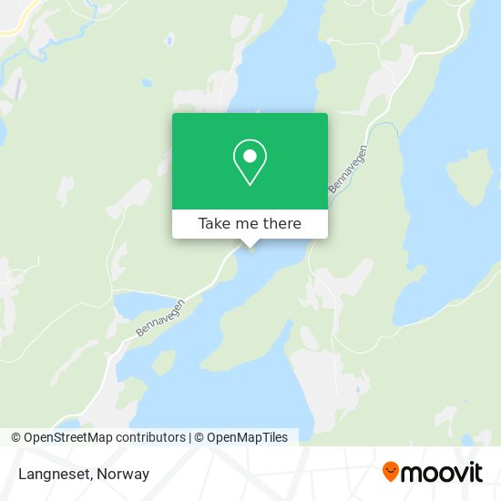 Langneset map