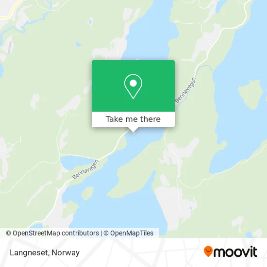 Langneset map