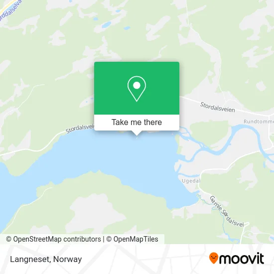 Langneset map