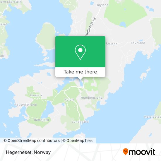 Hegerneset map