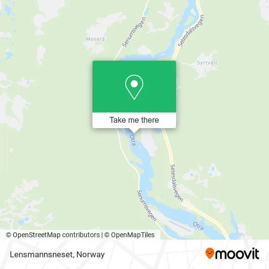 Lensmannsneset map