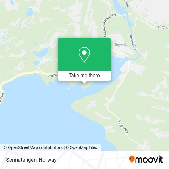 Serinatangen map