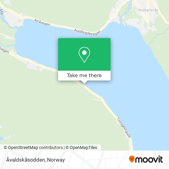 Åvaldskåsodden map