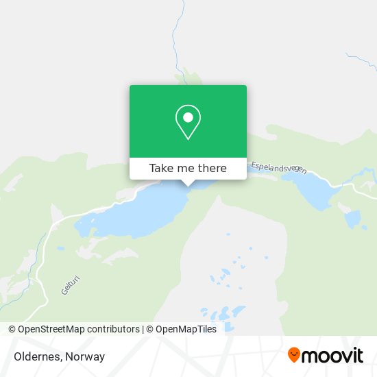 Oldernes map