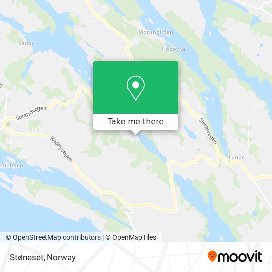 Støneset map