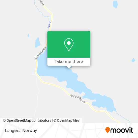 Langøra map