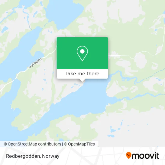 Rødbergodden map