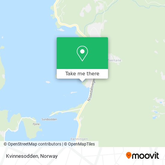 Kvinnesodden map