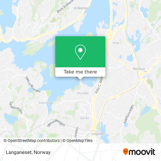 Langaneset map