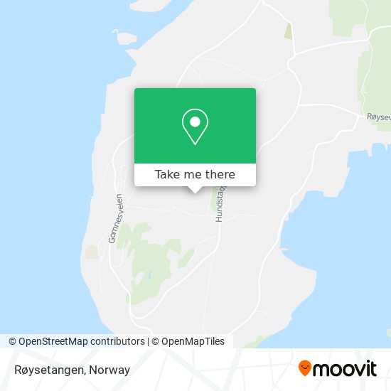 Røysetangen map