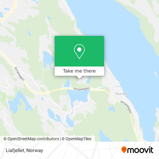 Liafjellet map