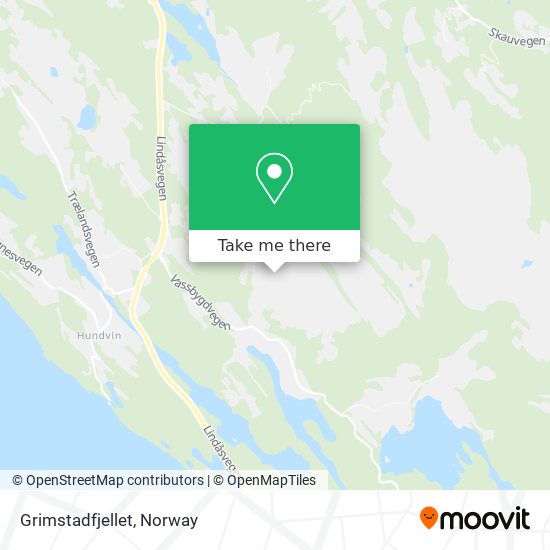 Grimstadfjellet map