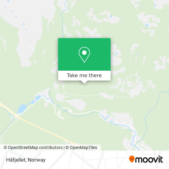 Håfjellet map