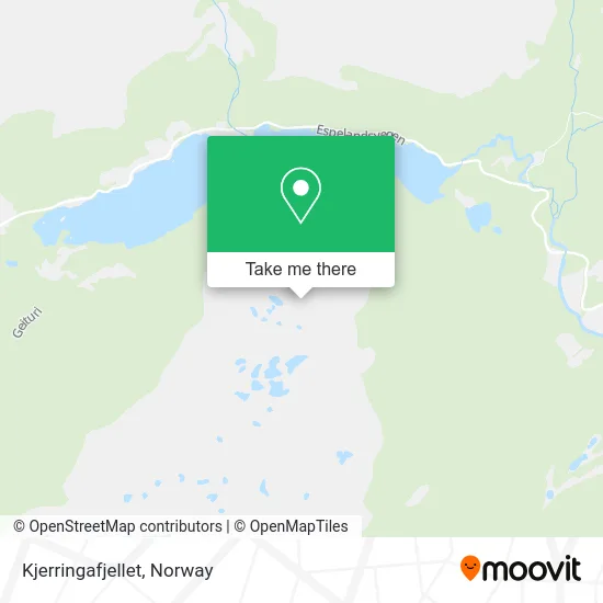 Kjerringafjellet map