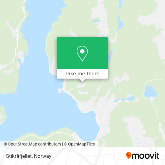 Stikråfjellet map