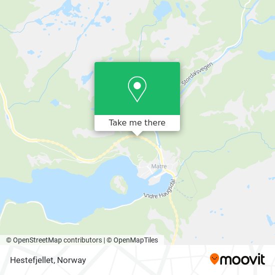 Hestefjellet map